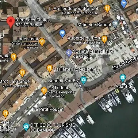 Calme Et Climatisé, à Pied, Terrasse, Parking Privé Bandol